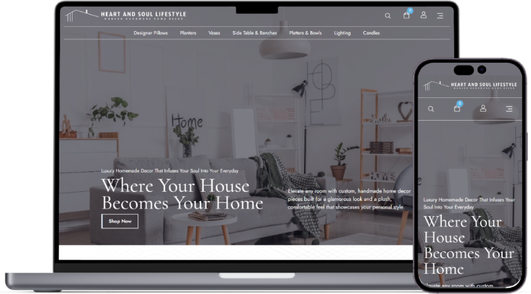 Heart and Soul Lifestyle website preview