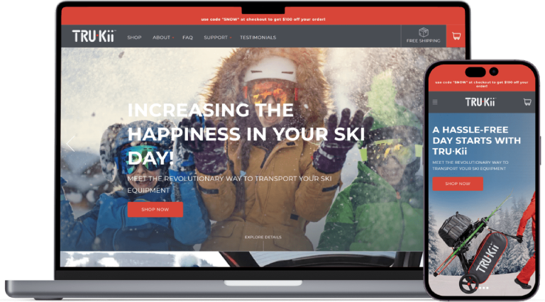 TRU Kii website preview